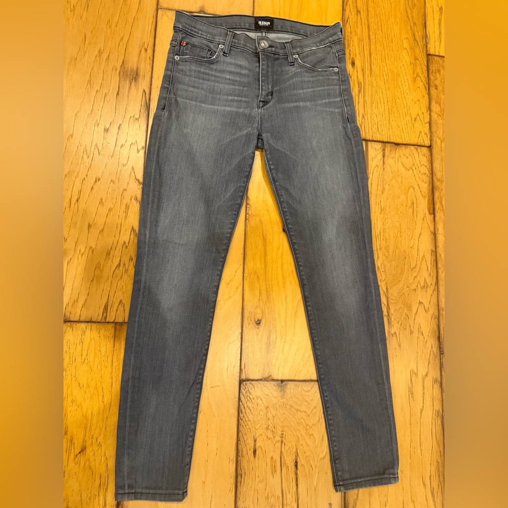 Hudson Jeans Womens Charcoal Skinny Jeans